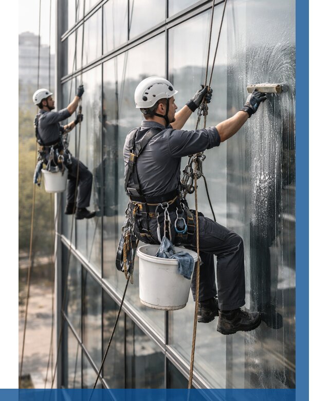 Мойка сплошного остекления в Евпатории, заказать от 316 р.| ВЫСОТНИК-Евп