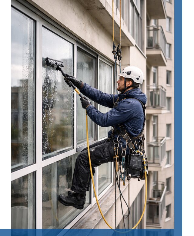 Мойка балконного остекления в Евпатории от 3687 р. | ВЫСОТНИК-Евп