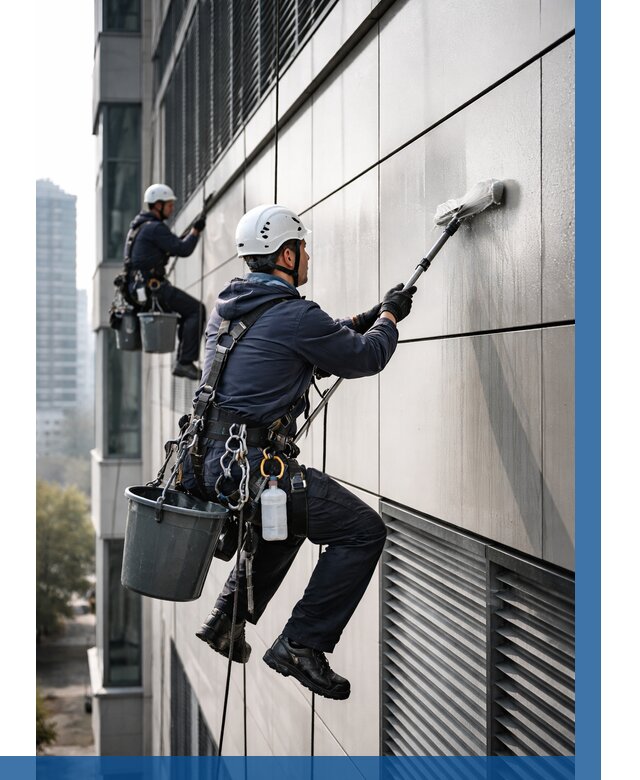 Мойка вентилируемого фасада в Евпатории от 263 р. | ВЫСОТНИК-Евп