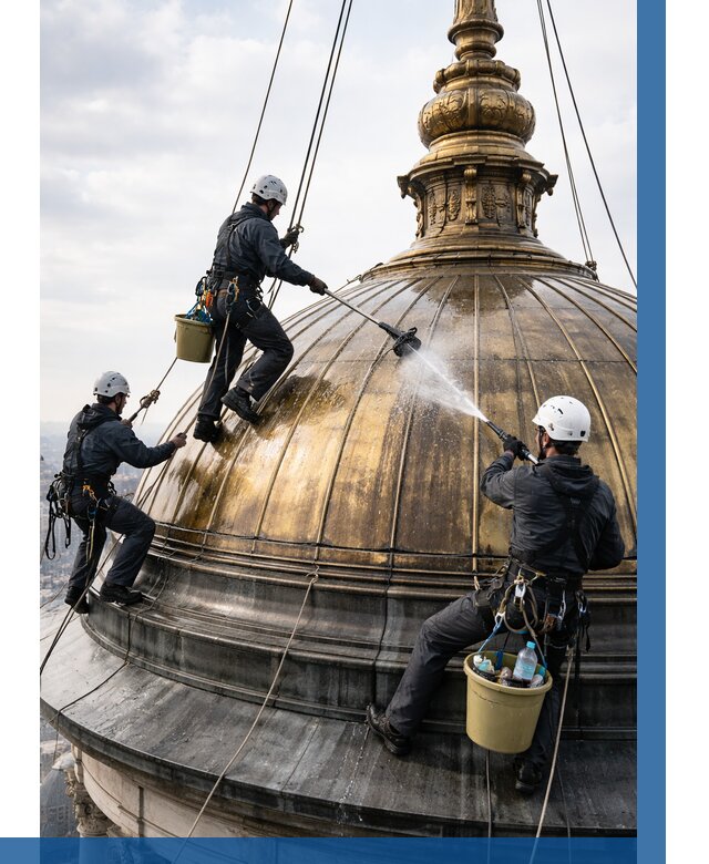 Мойка куполов и шпилей в Евпатории от 8426 р. - заказать | ВЫСОТНИК-Евп