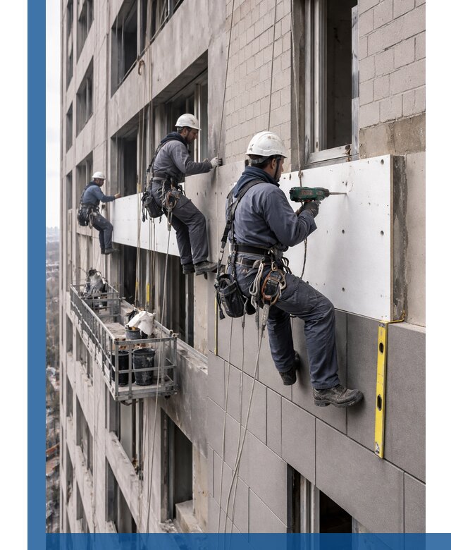 Монтаж фасадных термопанелей высокого качества в Евпатории