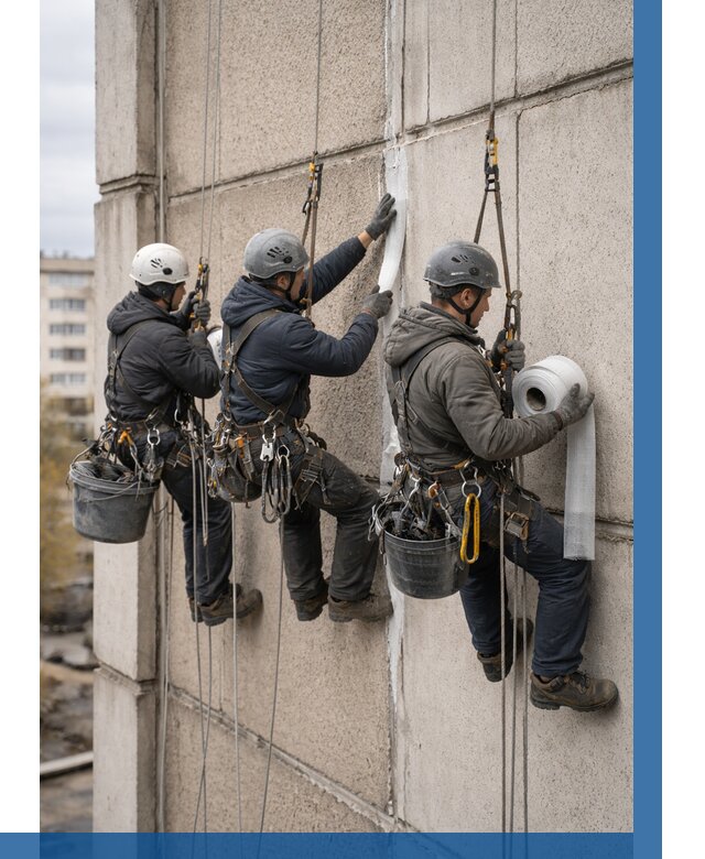 Ремонт межпанельных швов в Евпатории от 790 р. | ВЫСОТНИК-Евп