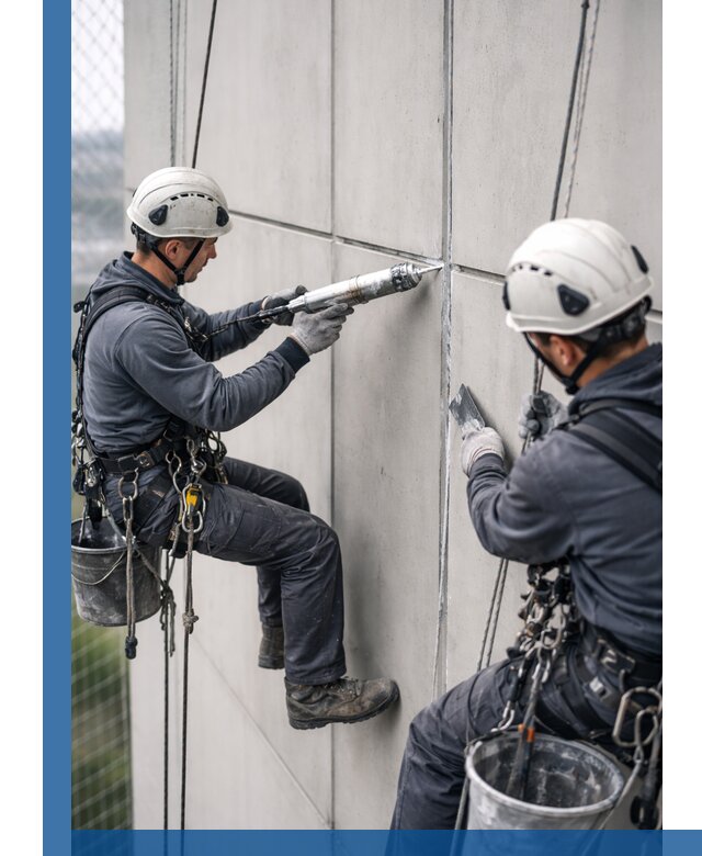 Первичная герметизация швов фасадов и кровель в Евпатории