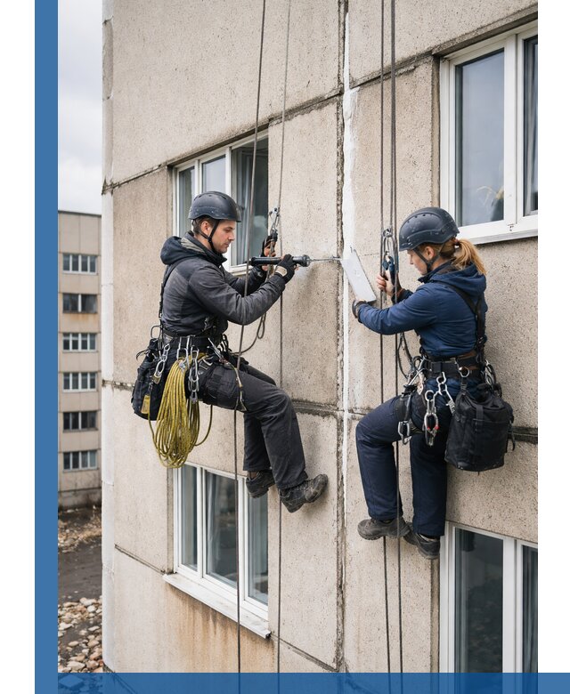 Герметизация межпанельных швов тёплым швом в Евпатории