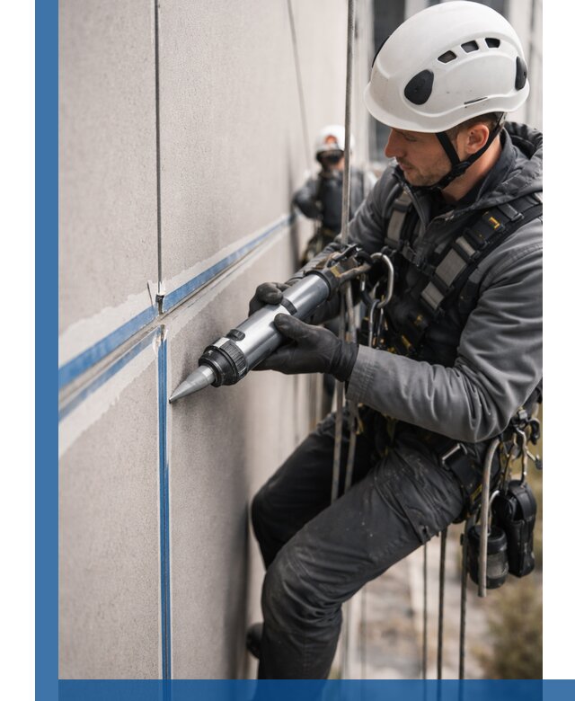 Герметизация стыков фасадных панелей в Евпатории качественно и быстро