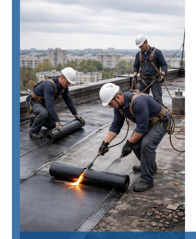 Ремонт наплавляемой кровли в Евпатории качественно и надежно