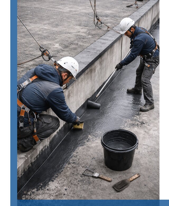 Гидроизоляция кровли жидкой резиной профессионально в Евпатории