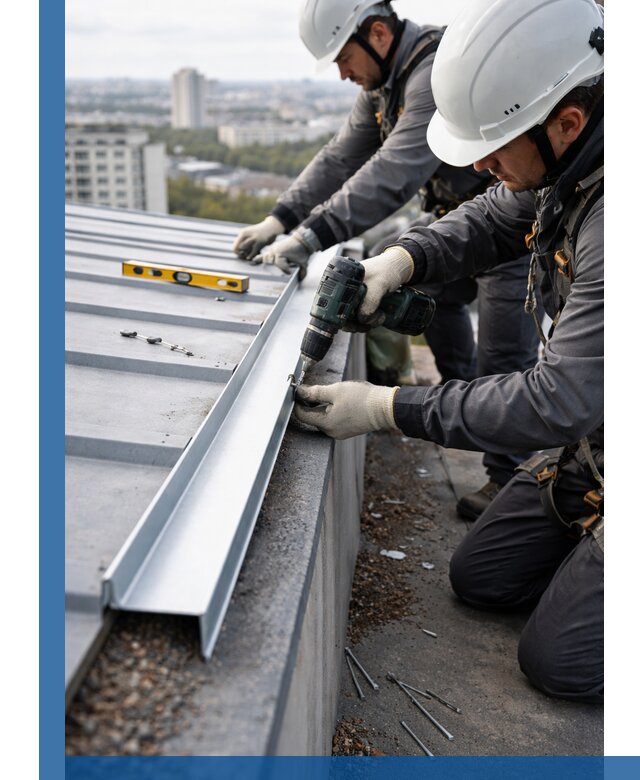 Монтаж капельника на кровле в Евпатории с гарантией качества