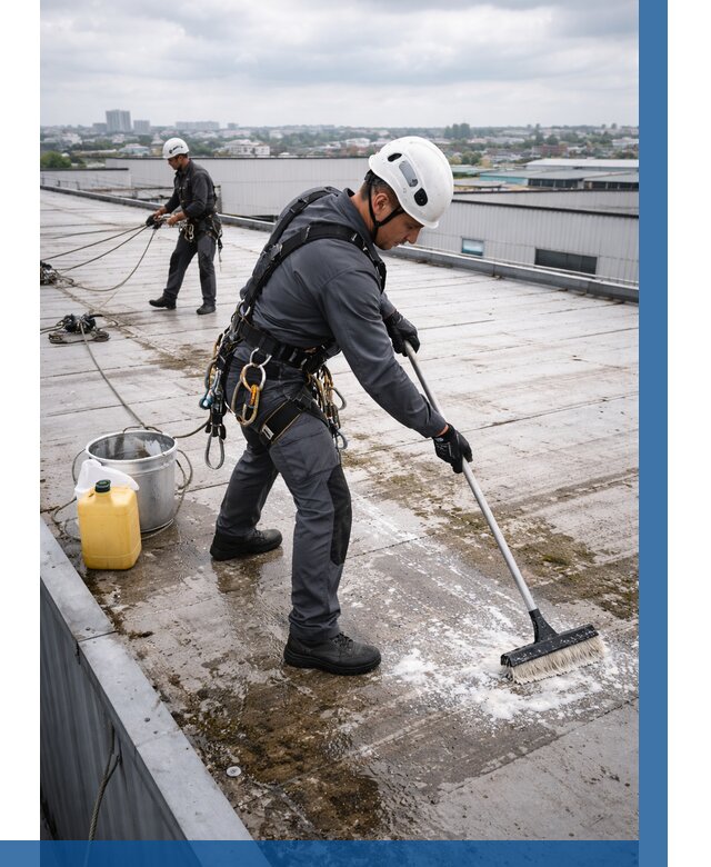 Очистка крыши по графику в Евпатории от 7900 р. | ВЫСОТНИК-Евп