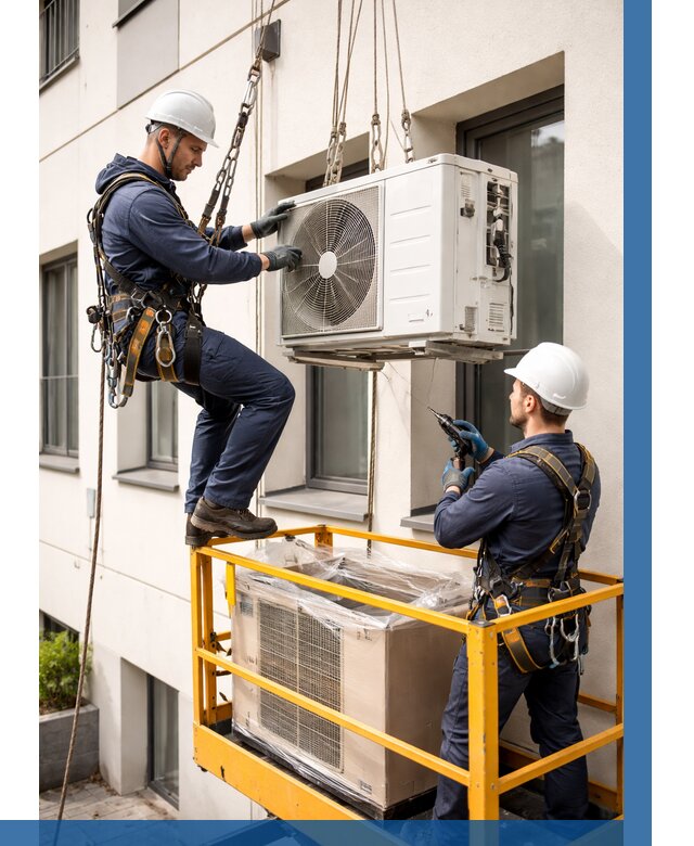 Демонтаж внешнего блока кондиционера в Евпатории от 3687 р. | ВЫСОТНИК-Евп