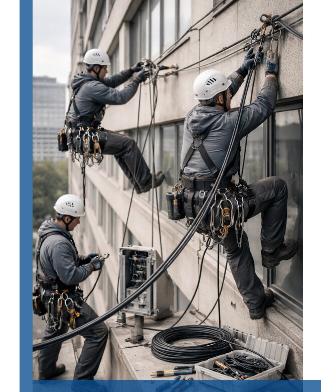 Прокладка оптоволоконного кабеля в Евпатории под ключ с тестированием