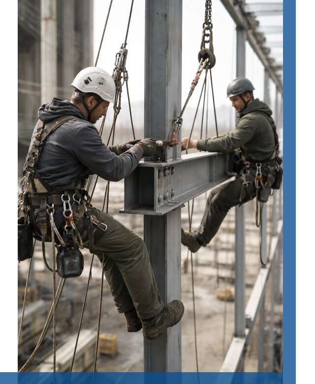 Монтаж металлоконструкций на высоте в Евпатории от 3687 р. | ВЫСОТНИК-Евп