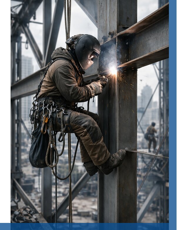 Высотные сварочные работы в Евпатории от 3687 р. | ВЫСОТНИК-Евп