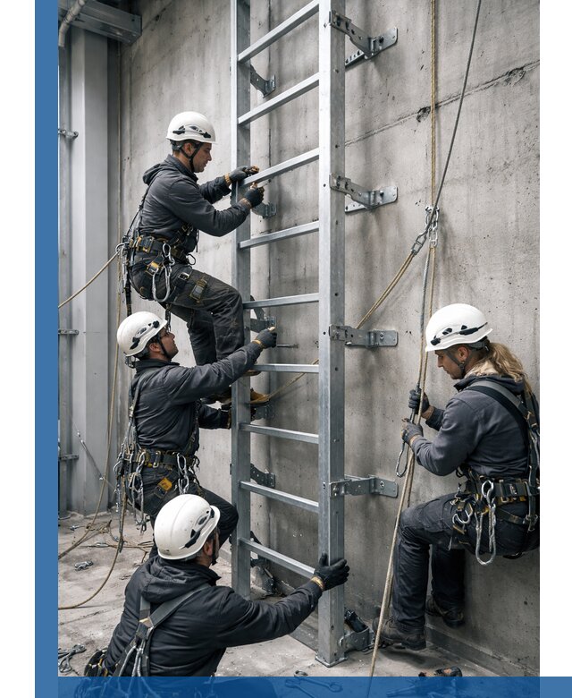 Монтаж металлических лестниц в Евпатории под ключ со гарантией