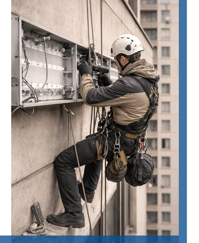 Ремонт вывески на высоте в Евпатории от 4740 р. | ВЫСОТНИК-Евп