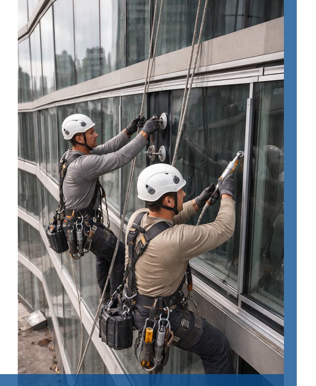 Радиусное остекление фасада в Евпатории от 12640 р. | ВЫСОТНИК-Евп