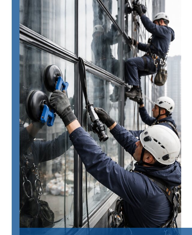 Радиусное остекление фасадов под ключ в Евпатории с гарантиями