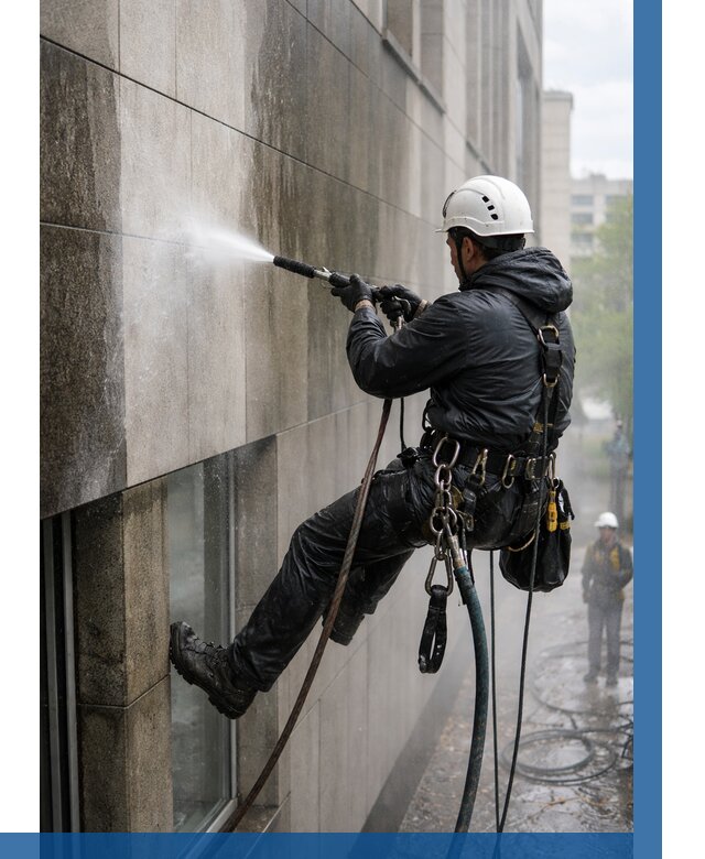 Гидроструйная очистка поверхностей в Евпатории от 895 р. | ВЫСОТНИК-Евп