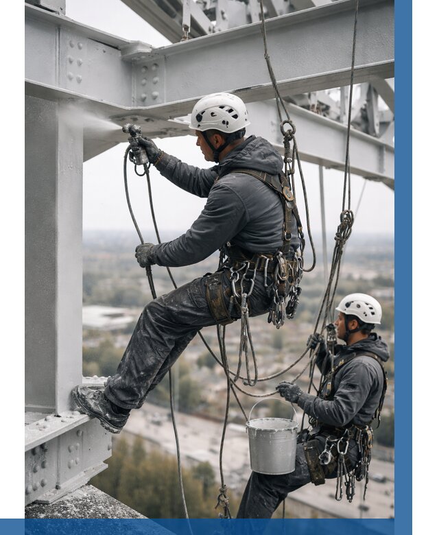 Покраска металлоконструкций на высоте в Евпатории 369 р |ВЫСОТНИК-Евп