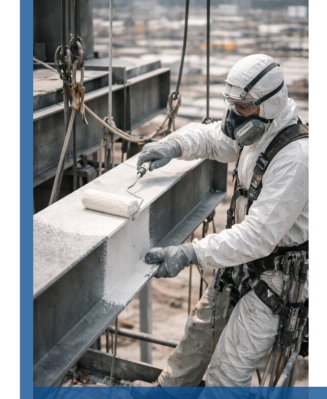 Профессиональная огнезащитная обработка металлоконструкций в Евпатории