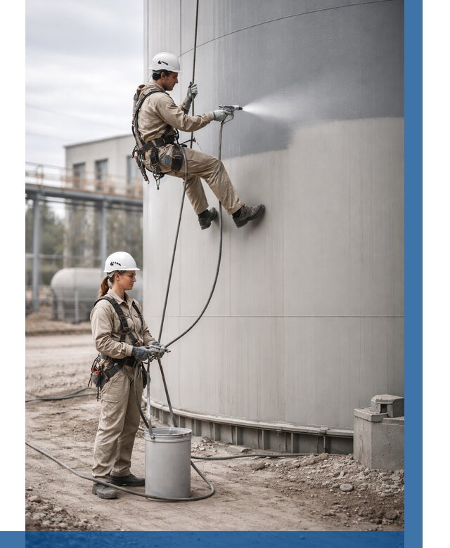 Покраска резервуаров в Евпатории от 1264 р. | ВЫСОТНИК-Евп — заказать