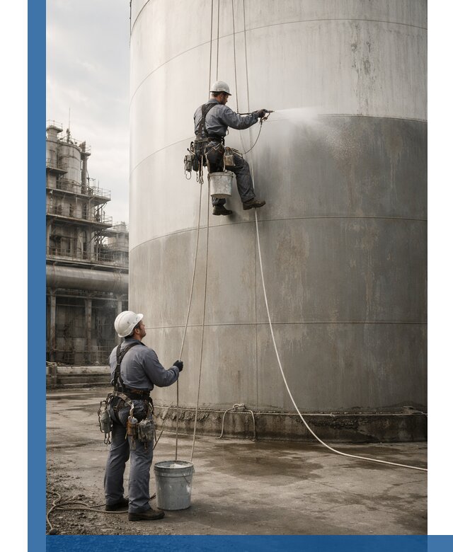 Покраска стальных резервуаров и емкостей в Евпатории профессионально