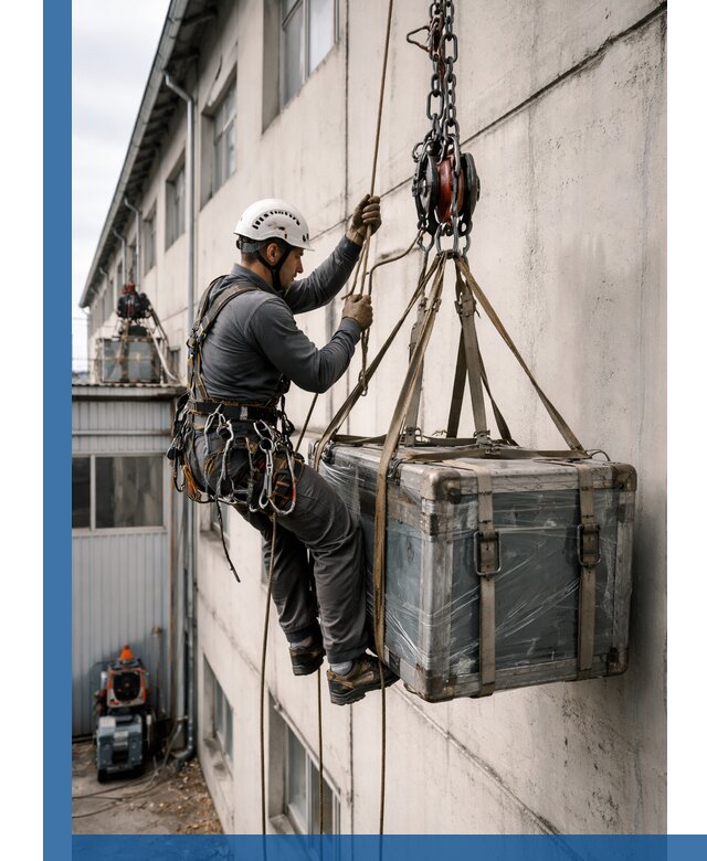 Подъем грузов на высоту в Евпатории для промышленных объектов