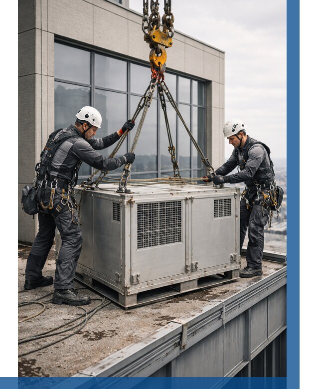 Такелажные работы на высоте в Евпатории от 8426 р. | ВЫСОТНИК-Евп