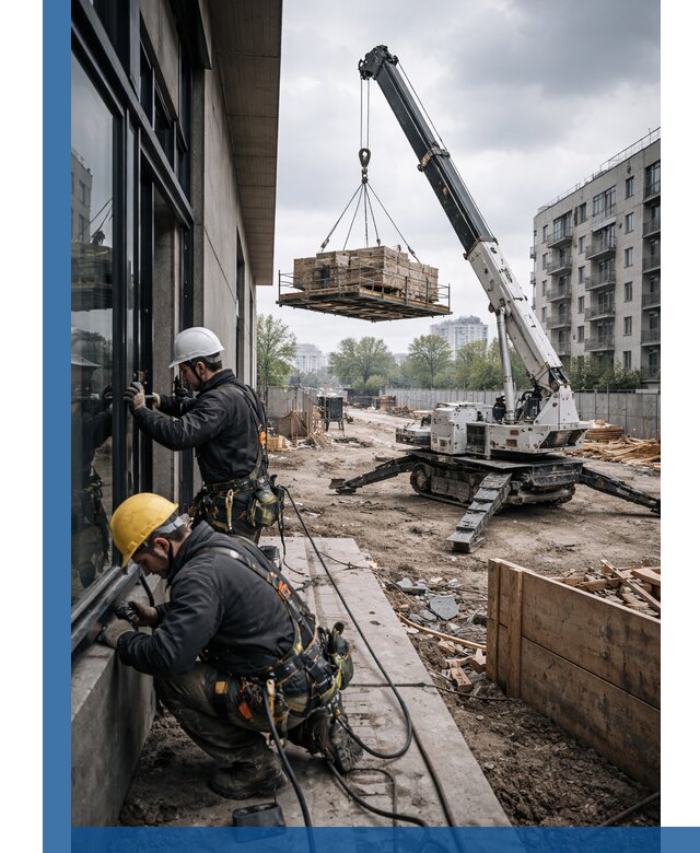 Аренда крана Пионер в Евпатории для строительных работ