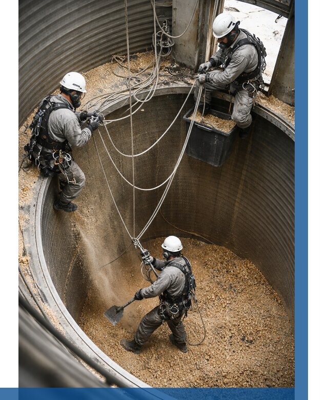 Чистка зерновых бункеров в Евпатории от 12640 р. | ВЫСОТНИК-Евп