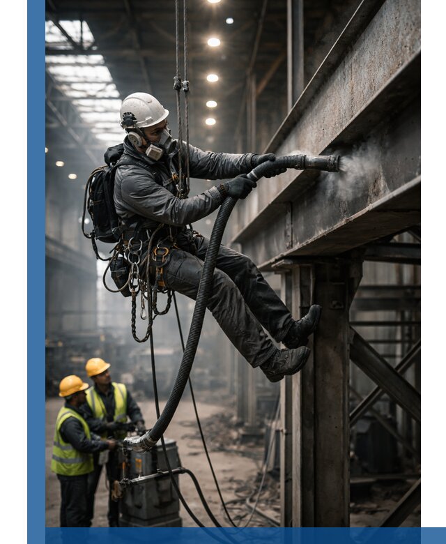 Обеспыливание конструкций в цехах промышленного производства в Евпатории