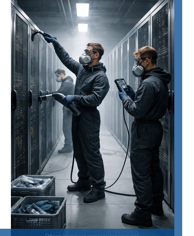 Обеспыливание серверной комнаты в Евпатории от 4740 р. | ВЫСОТНИК-Евп