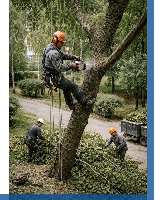 Кронирование деревьев в Евпатории от 6846 р. | ВЫСОТНИК-Евп