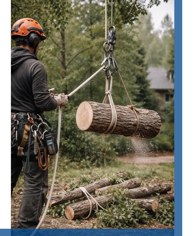 Валка деревьев частями в Евпатории от 7900 р. | ВЫСОТНИК-Евп