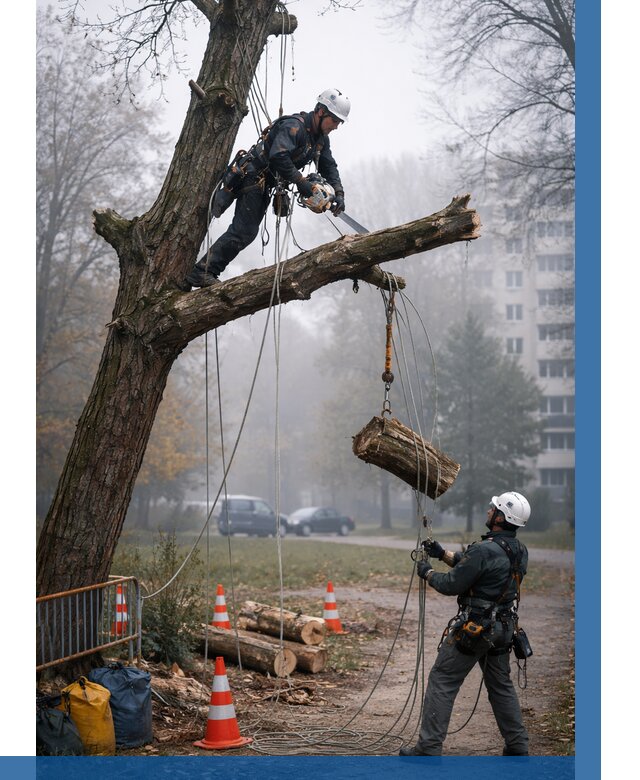 Удаление аварийных деревьев в Евпатории от 15800 р. | ВЫСОТНИК-Евп
